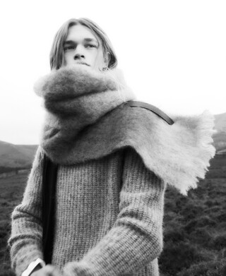 Handmade mohair scarf Handmade mohair scarf