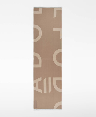 ジャカードマキシロゴツートンマフラー