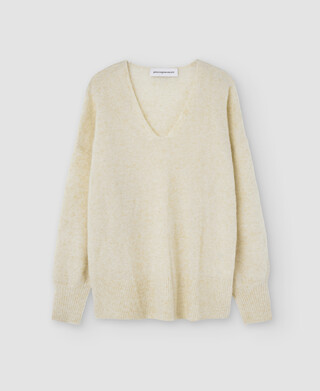V-neck mohair sweater V-neck mohair sweater