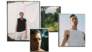 CHALECO DE PUNTO CUELLO PICO EN ALGODÓN