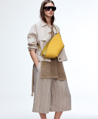 Bolso Eclipse bicolor piel