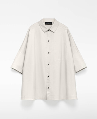 Cotton oversize grey shirt