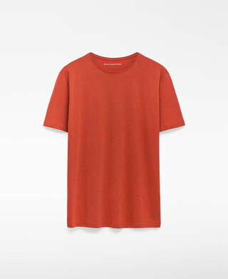 Regular fit short sleeve T-shirt man