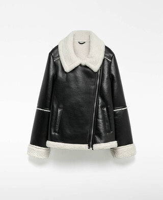 Non-Leather double-faced jacket