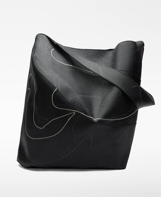 Unstructured maxi shopper bag