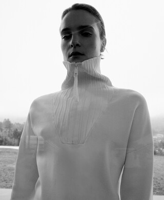 Viscose and recycled nylon sweater Viscose and recycled nylon sweater