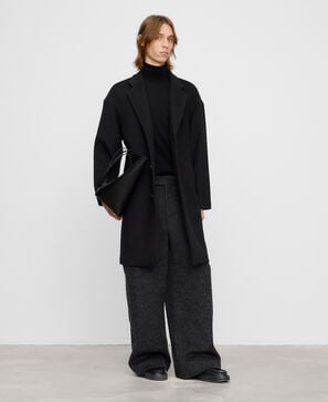 Wool blend coat