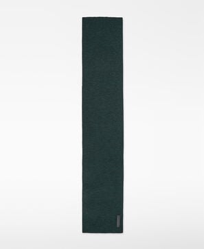 Cotton plain-knit scarf