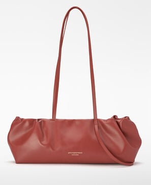 Doce elongated leather maxi shoulder bag