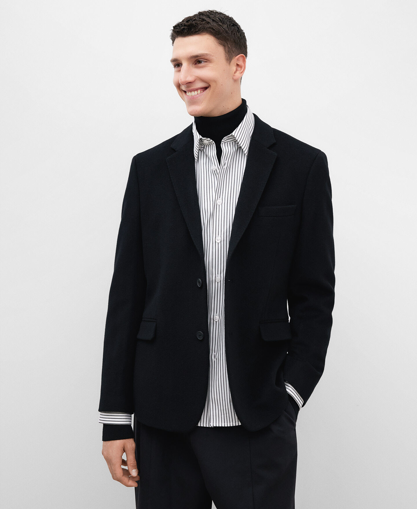 Merino wool blazer mens online