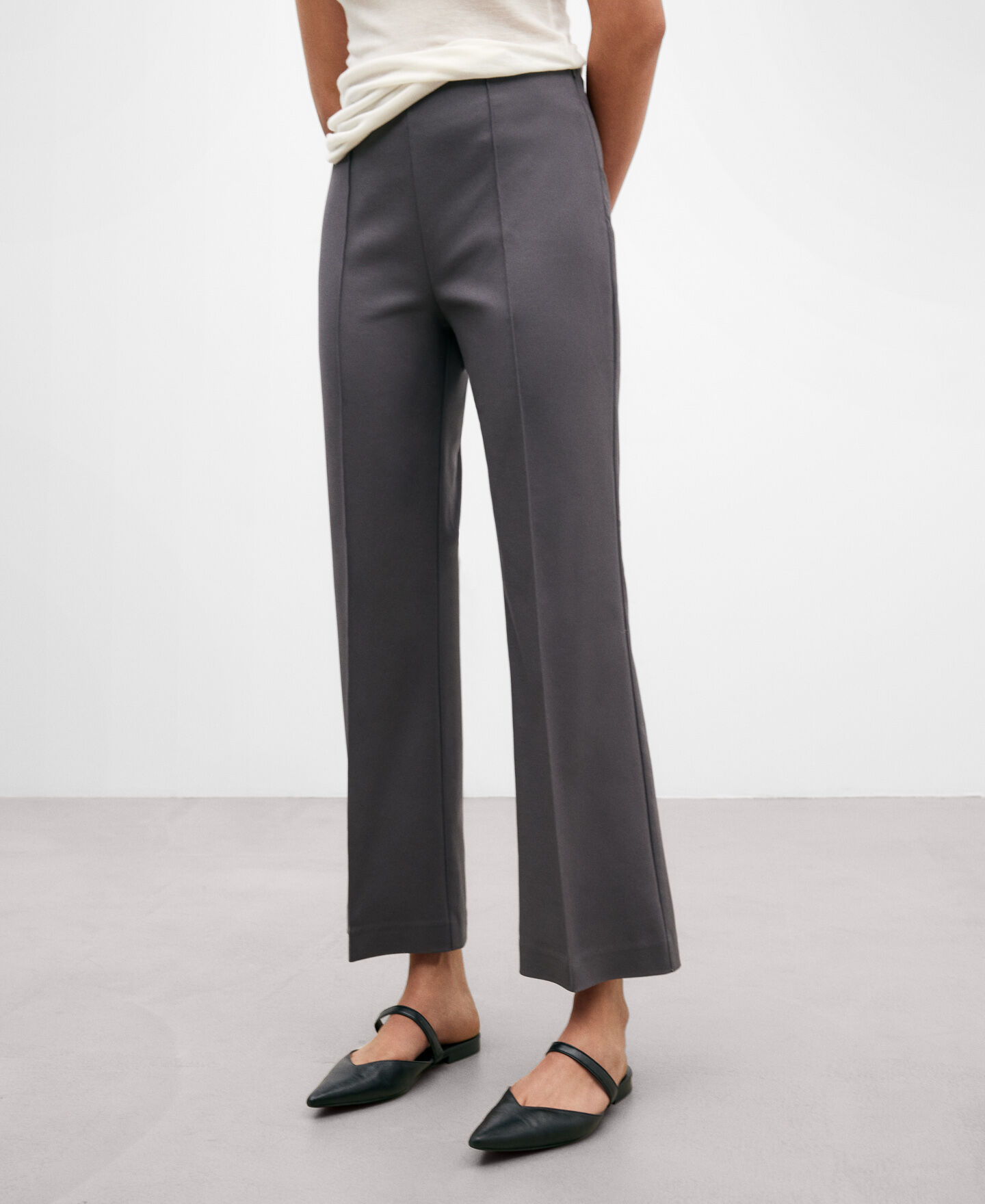 Elasticated cotton cheap trousers womens