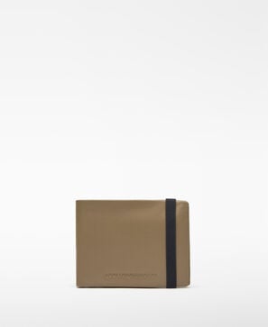 Two-tone leather wallet man