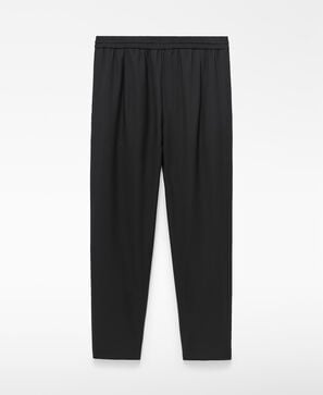 Pleated jogger trousers
