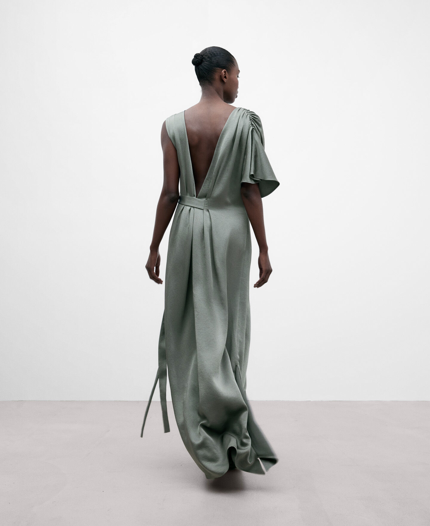 Vestido verde adolfo dominguez store
