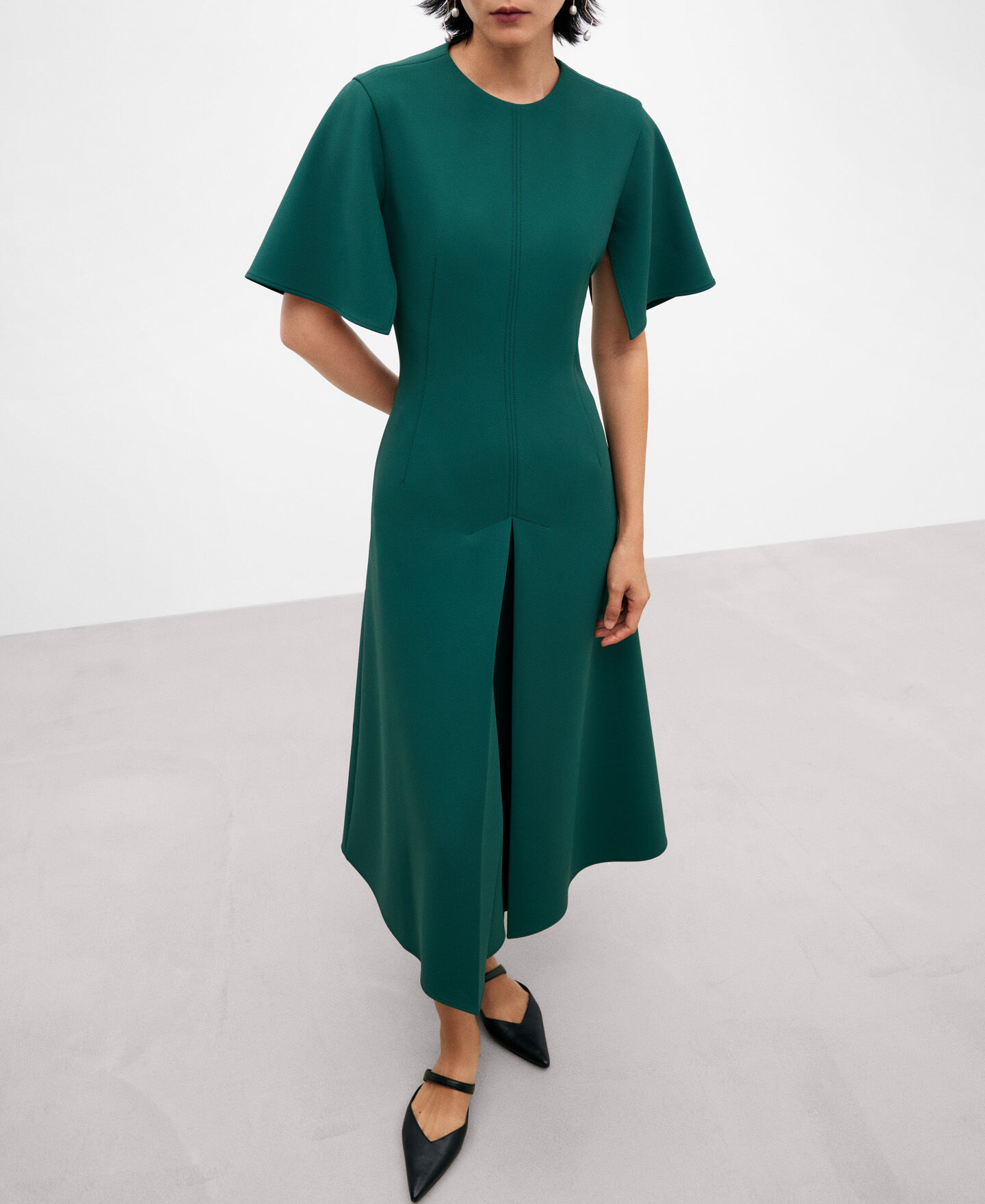 Vestido verde adolfo dominguez store