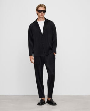 Barrel fit crinkle trousers