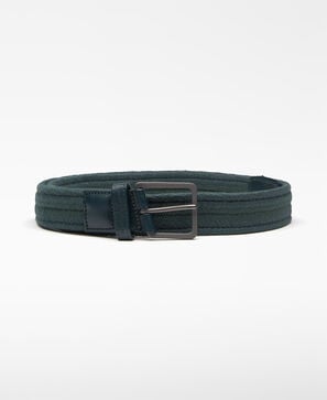 Braided rope belt man