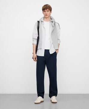 Pantalon chino en coton sergé