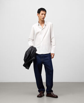 Regular fit checkered shirt man