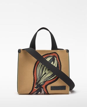 Bolso cuadrado punto bordado