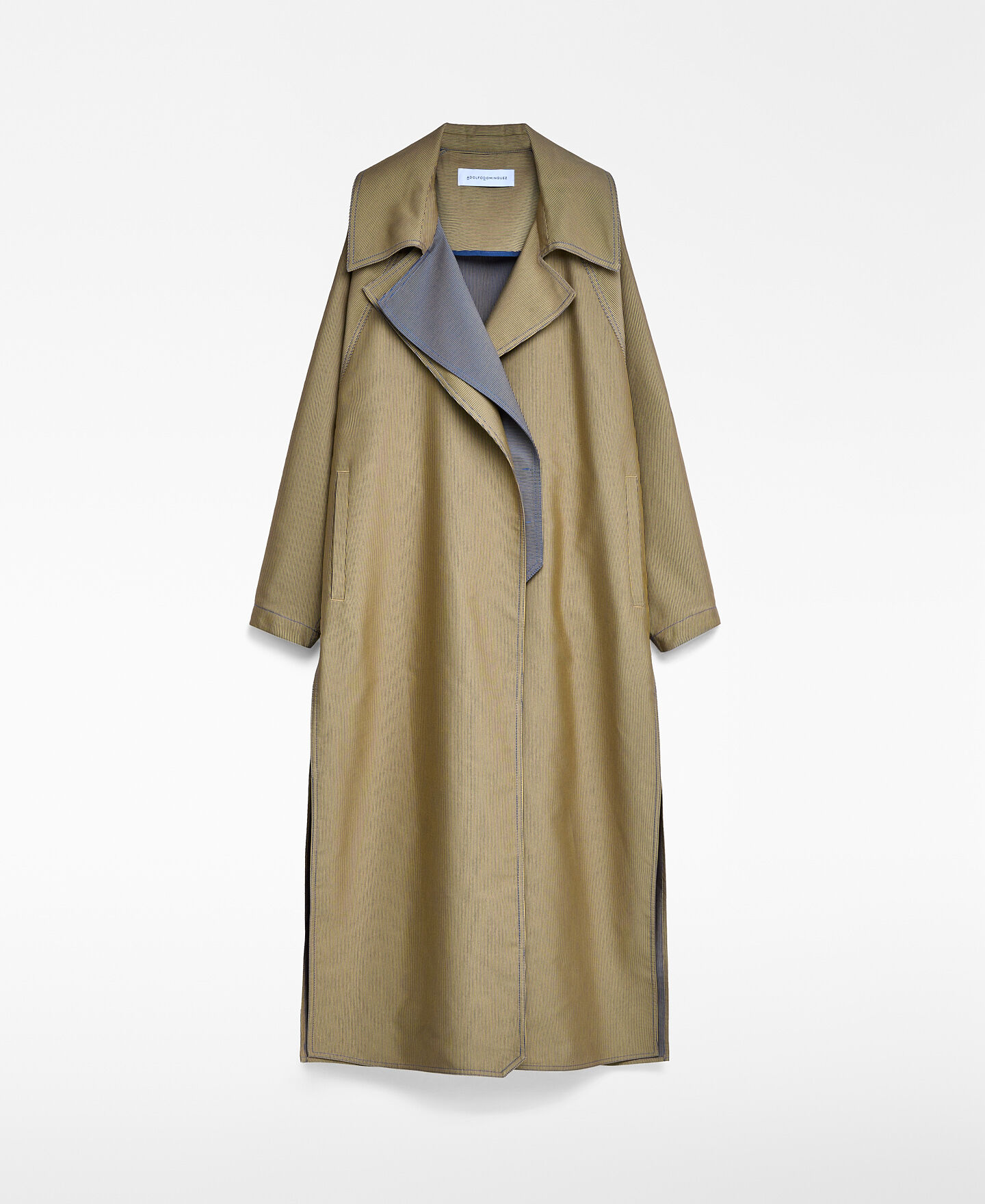 Front piece two-tone trench coat woman | AD Portugal Front piece two-tone trench coat woman | AD Portugal