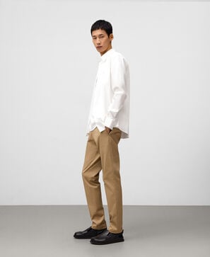 Slim fit chino trousers man