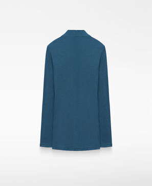 Long sleeve wrap T-shirt