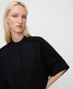 Camisa oversize desfiada