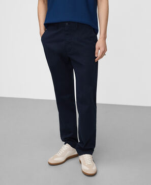 Cotton regular fit chino trousers
