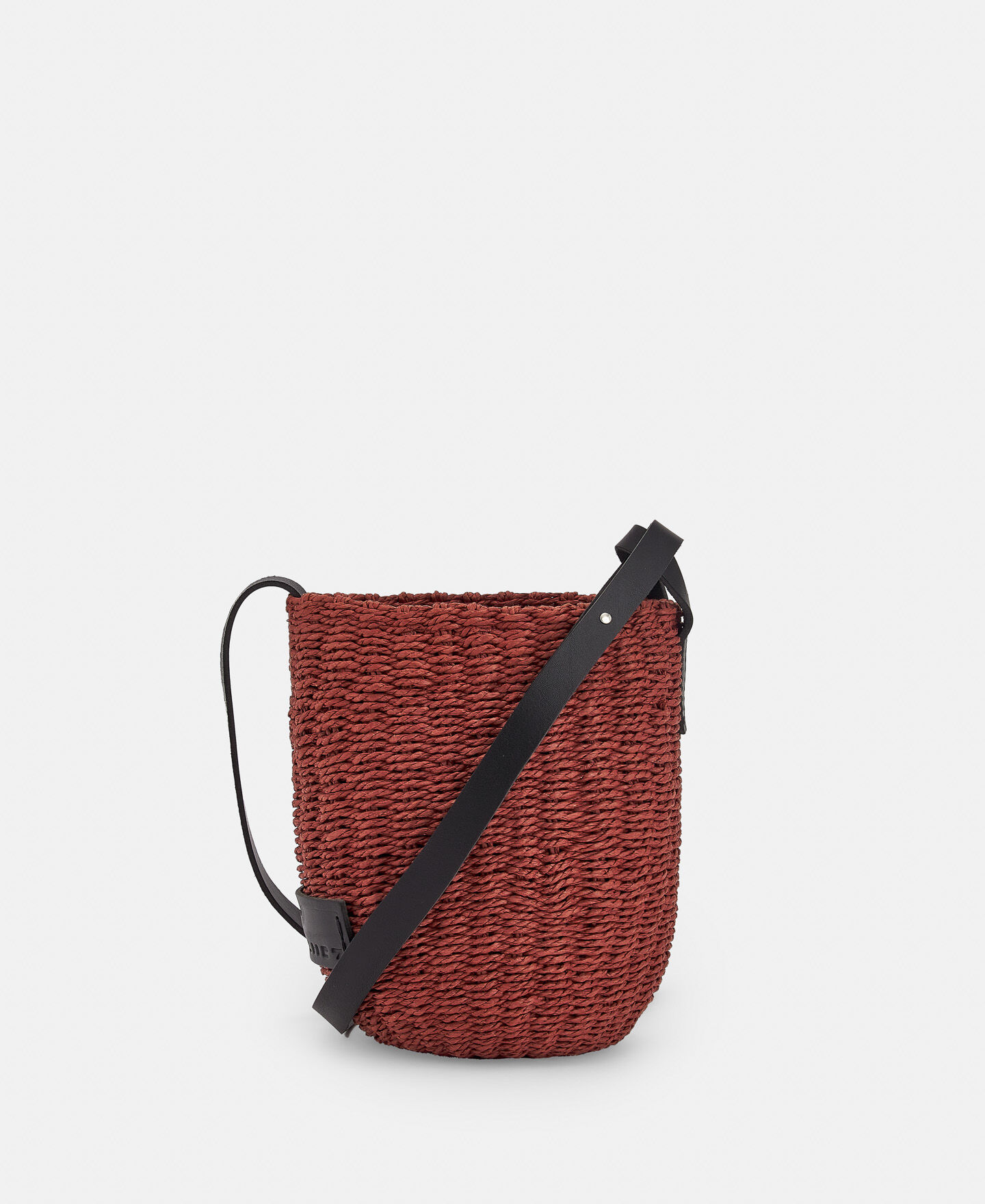 small red bolsa with handle