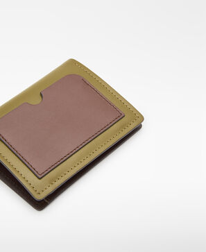 Dorna leather tricolor wallet