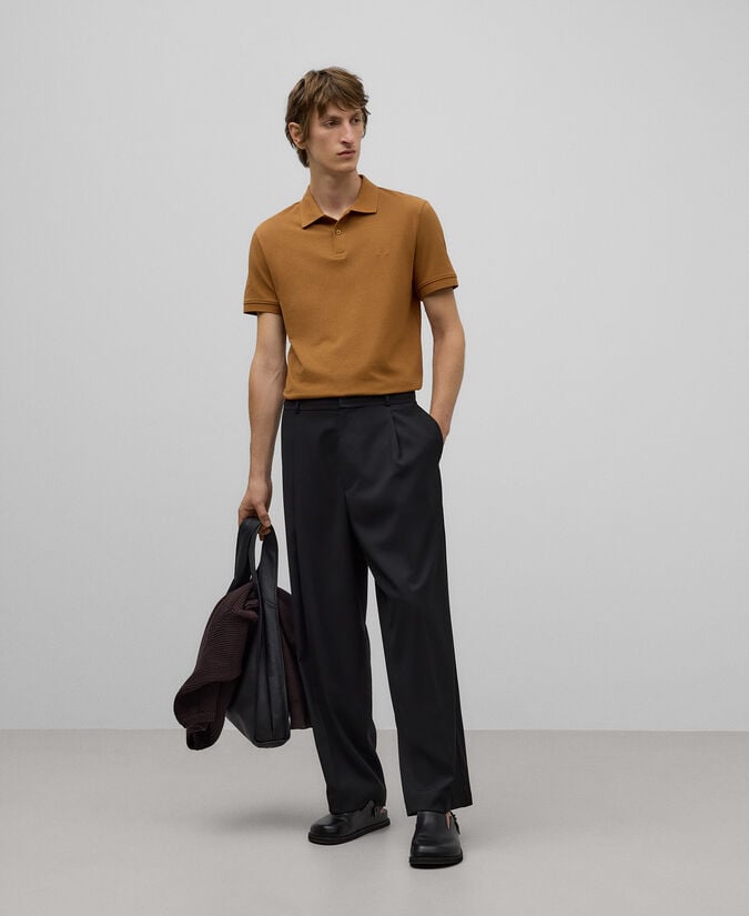 Adolfo dominguez Polo piqué algodón orgánico hombre