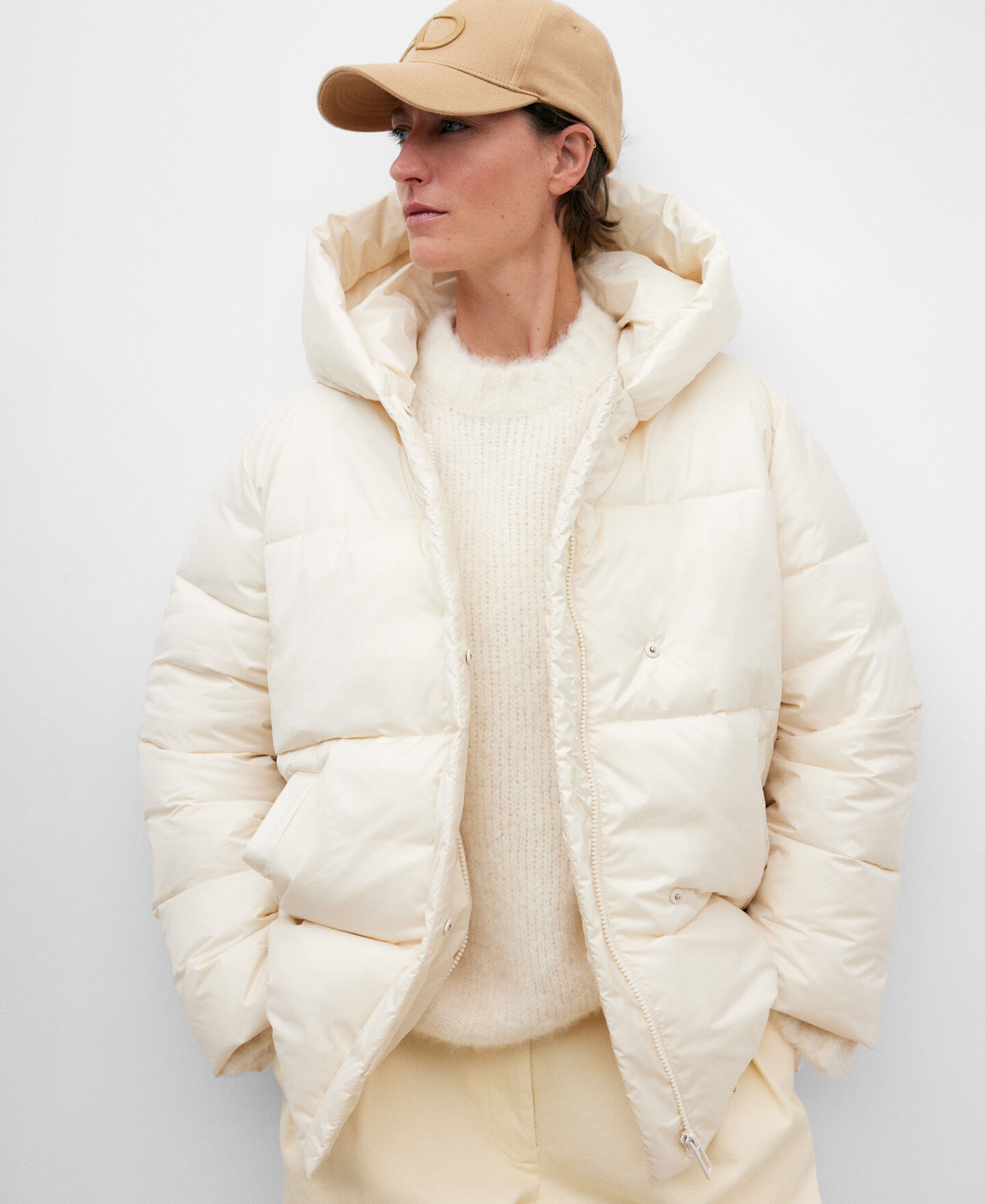 Women's short padded store jacket