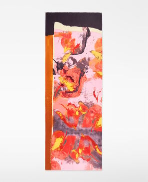 Chal estampado floral algod&oacute;n org&aacute;nico