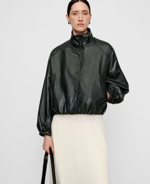 Bomber cuello chimenea Piel No Piel
