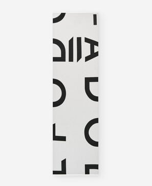 Bufanda maxi logo en jacquard