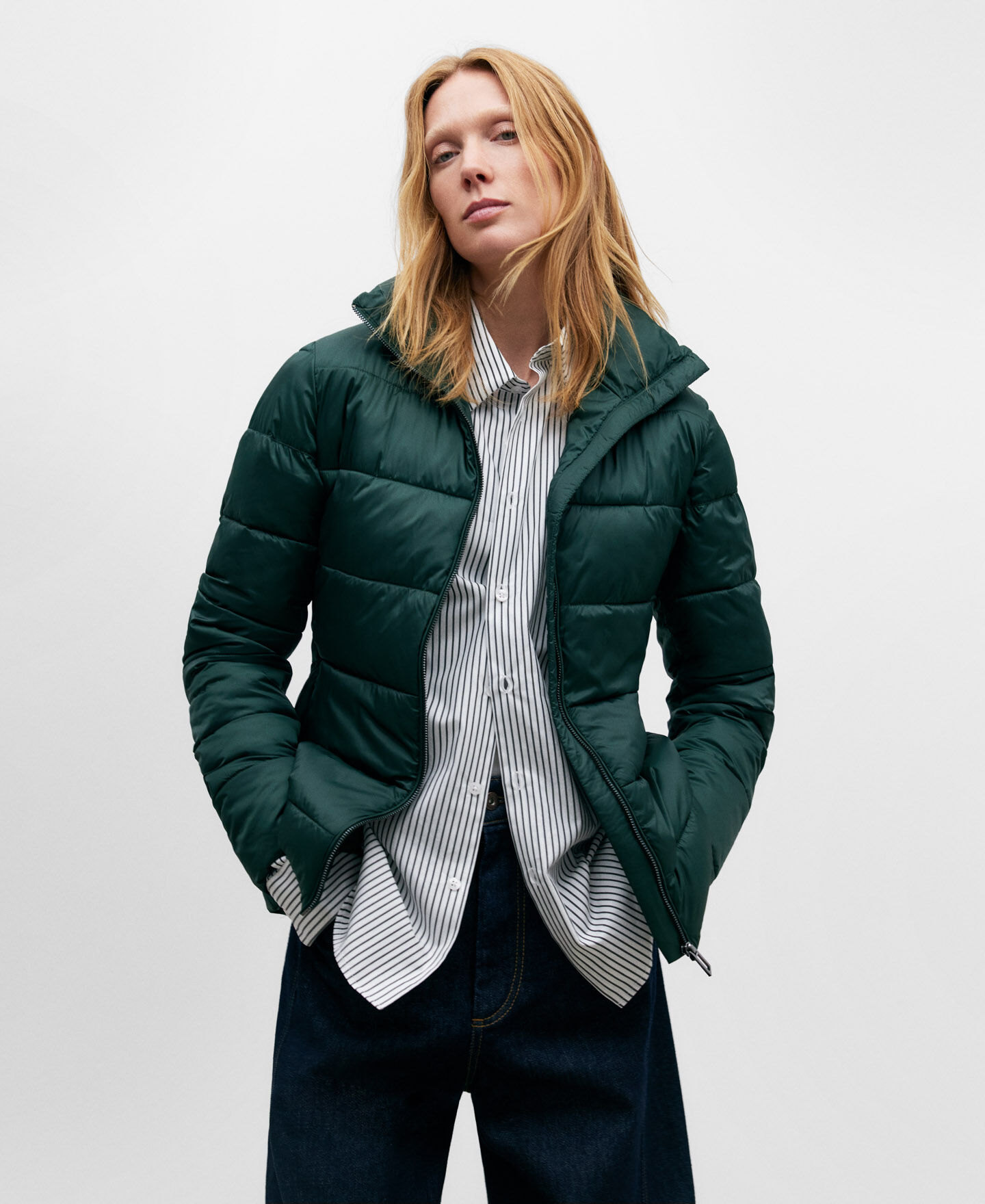 Nylon padded jacket for women AD Europa