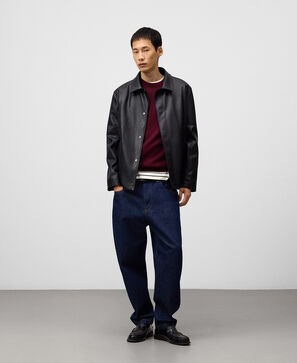 Regular fit crew collar sweater man