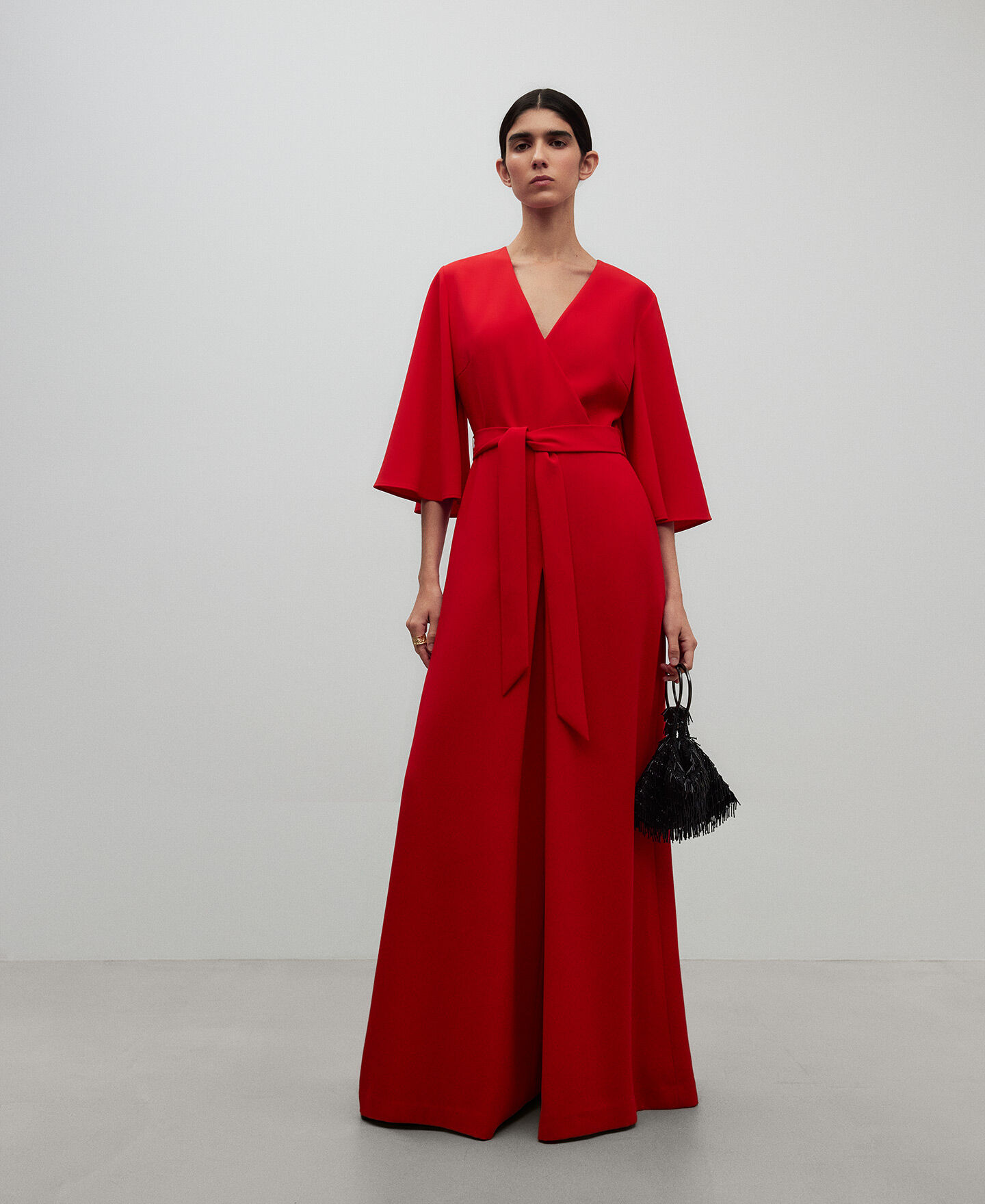 Adolfo dominguez vestido rojo discount