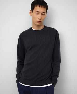Regular fit crew collar sweater man