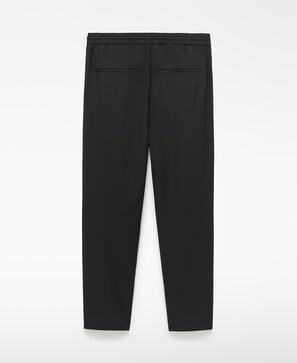 Pleated jogger trousers