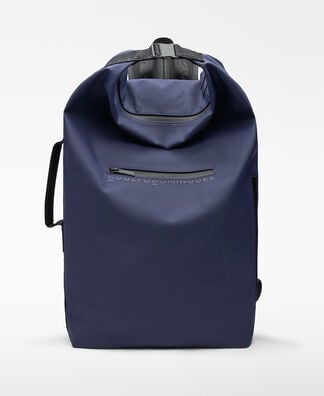 Mochila rectangular azul marino hombre Adolfo Domínguez