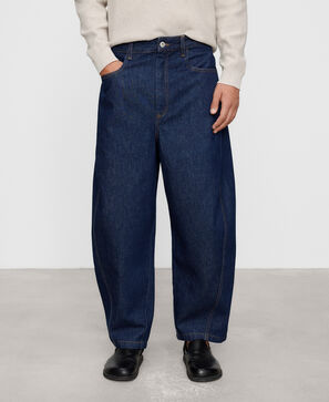 Pantal&oacute;n barrel fit denim algod&oacute;n
