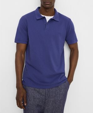 Regular fit organic cotton piqu&eacute; polo