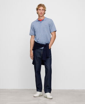 Polo piqu&eacute; melange