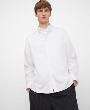 Chemise en coton biologique &agrave; coupe classique