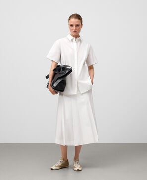 Organic cotton oversize shirt woman