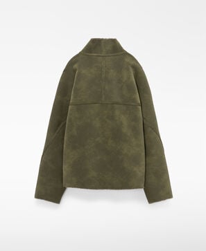 Double-faced cross-over jacket