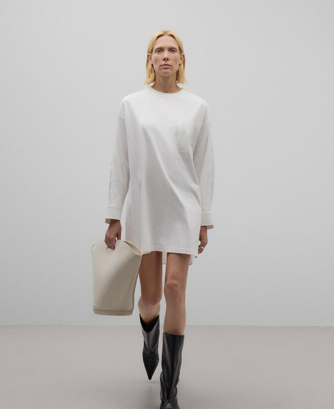 Adolfo dominguez Camisa cuello caja en algodón mujer Rebajas