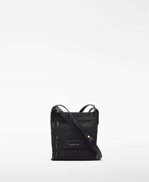 Quadratische Umh&auml;ngetasche in Rot